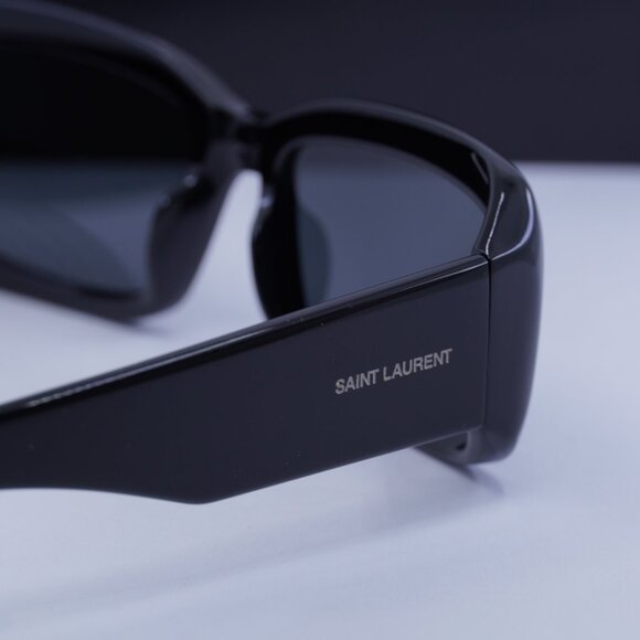 Final Price! Saint Laurent SL809 001 Black/Grey Sunglasses - Picture 10 of 11